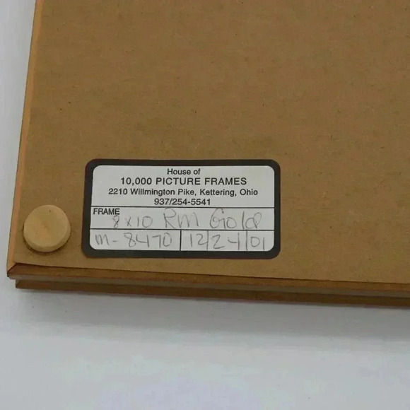 Vintage, framed, 1999 33c American Glass: Freeblown Glass stamps - Picture 6 of 6